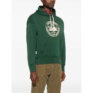 RARE Polo Ralph Lauren logo-print hoodie Mens Medium Vintage Fit